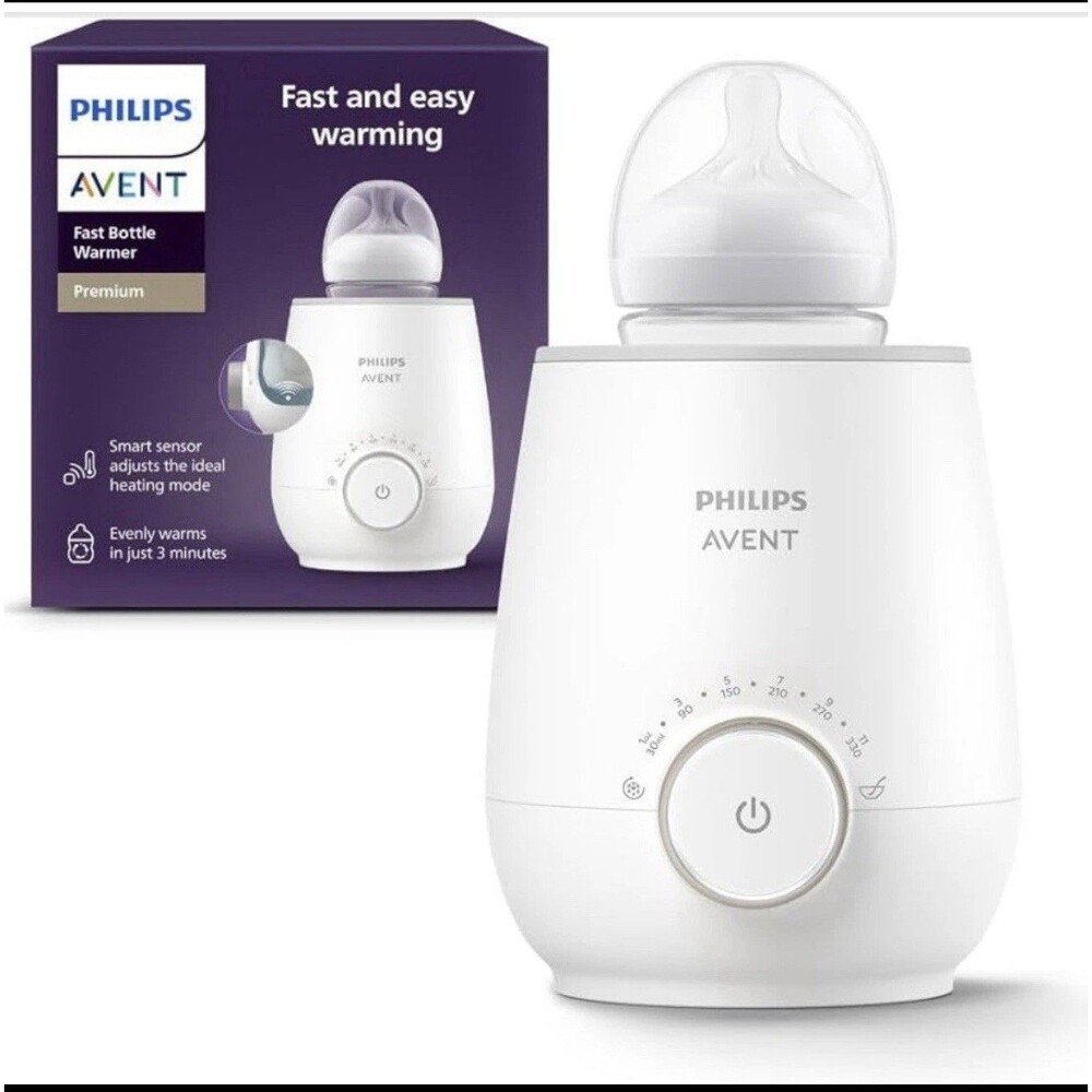 Philips Avent Premium Fast Bottle Warmer SCF358/00 Smart Temp Control Open Box